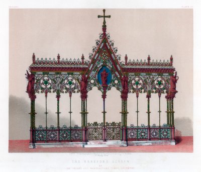 Le Hereford Screen, XIXe siècle - John Burley Waring