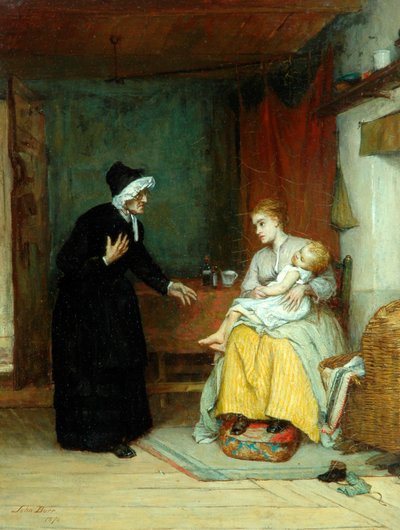 Moments anxieux, 1874 - John Burr