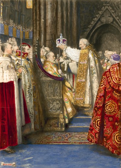 Couronnement du roi Édouard VII et de la reine Alexandra, 1904 - John Byam Liston Shaw