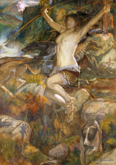 Diane de la chasse, 1901 - John Byam Liston Shaw