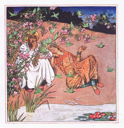 Aime légèrement, illustration de The Garden of Kama (et autres poèmes de l
