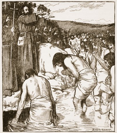 Le baptême à Tara, illustration de 