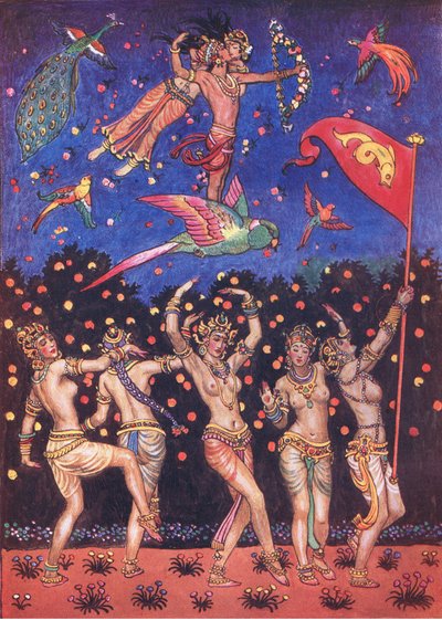 Le Jardin de Kama, illustration de The Garden of Kama (et autres poèmes de l