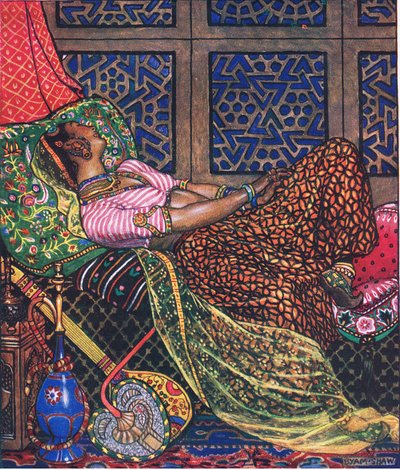 Zira en captivité, illustration de The Garden of Kama (et autres poèmes de l