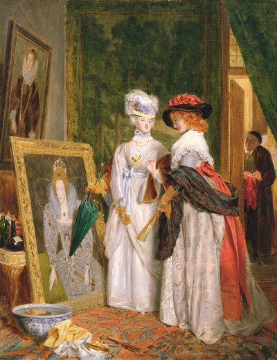 Critiques sur le costume, les modes changent - John Callcott Horsley