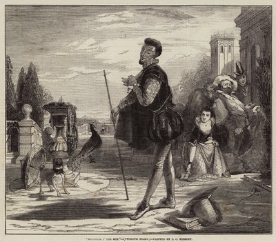 Malvolio au soleil, La Nuit des rois - John Callcott Horsley
