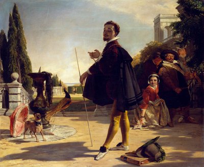Shakespeare, La Nuit des rois, Acte II, Scène V - John Callcott Horsley