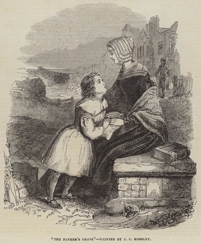 La tombe du père - John Callcott Horsley
