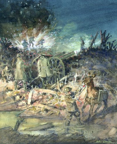 Scène de bataille - John Cameron
