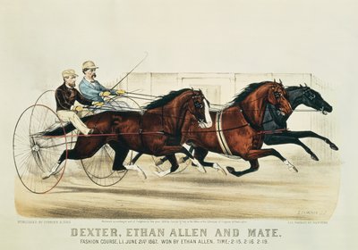 Dexter, Ethan Allen et Mate, publié par Nathaniel Currier et James Merritt Ives, 1874 - John Cameron