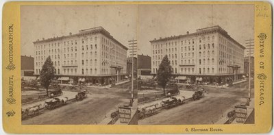 Sherman House, vers 1865 - John Carbutt