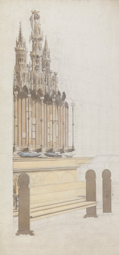Stalles dans la chapelle Saint-Georges, château de Windsor - John Carter