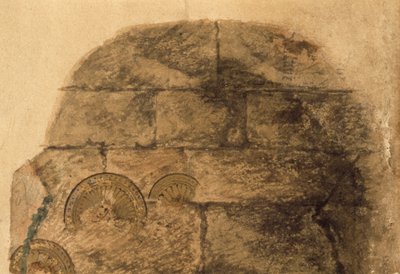 Étude des peintures murales à la salle capitulaire - John Carter
