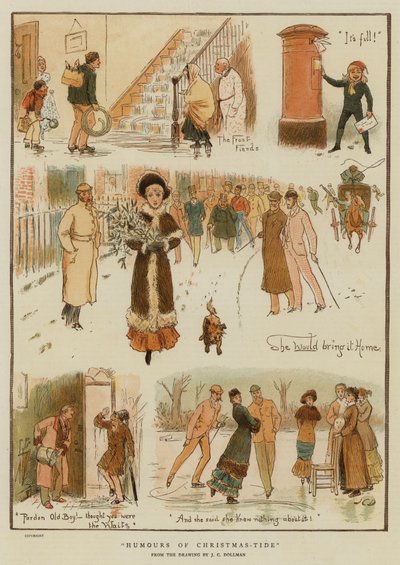 Les Humeurs de Noël - John Charles (after) Dollman
