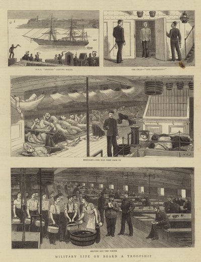 Vie militaire à bord d