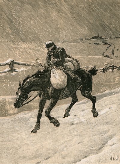 Le facteur de Noël - John Charles Dollman