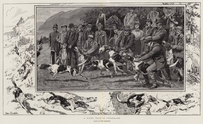 Une course de chiens en Cumberland - John Charlton