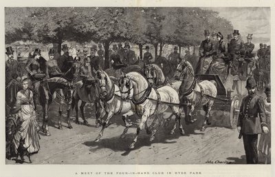 Une rencontre du Four-in-Hand Club à Hyde Park - John Charlton
