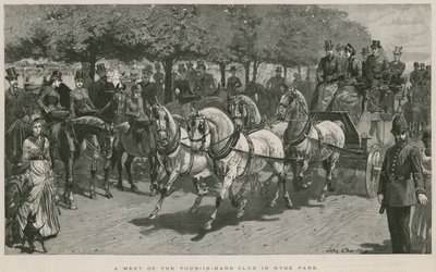 Une rencontre du Four-in-Hand Club à Hyde Park, Londres - John Charlton