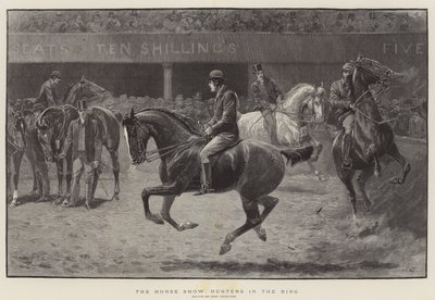 Le Salon du Cheval, chasseurs dans le ring - John Charlton