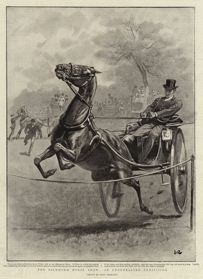 Le concours hippique de Richmond, une exposition improvisée - John Charlton