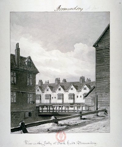 Dockhead Folly, Bermondsey, Londres - John Chessell Buckler