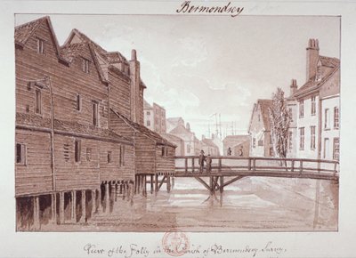 Dockhead Folly, Bermondsey, Londres, 1828 - John Chessell Buckler