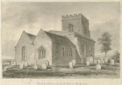 Église de Draycott in the Moors - John Chessell Buckler