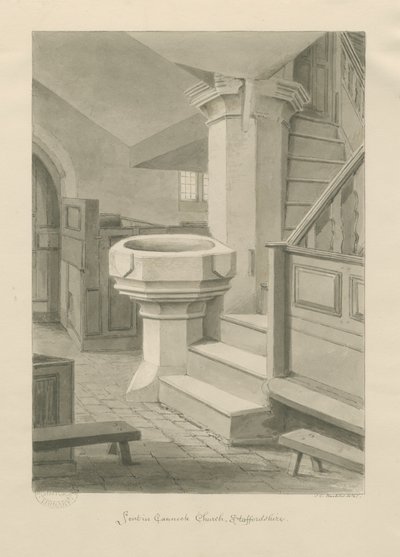 Fonts baptismaux dans l
