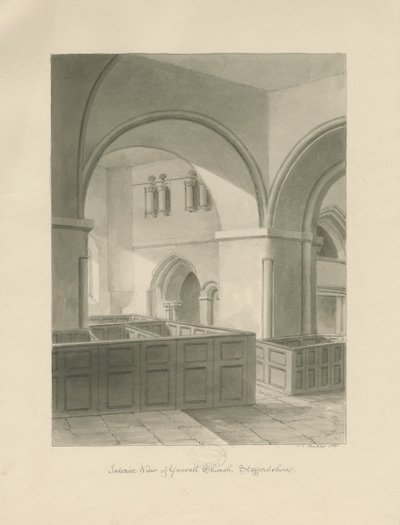 Forton - Aqualate Hall : gravure, nd [1653-1686] - John Chessell Buckler