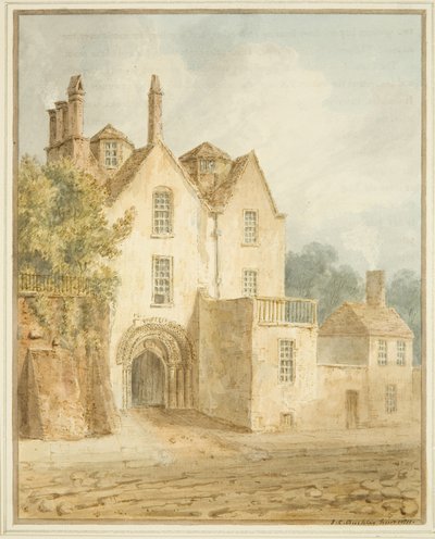 Portail dans Lower College Green - John Chessell Buckler