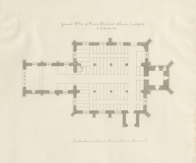 Lichfield - Plan au sol de l