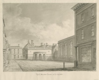 Lichfield - Maison du marché - John Chessell Buckler