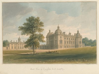 Norfolk - Houghton Hall - John Chessell Buckler