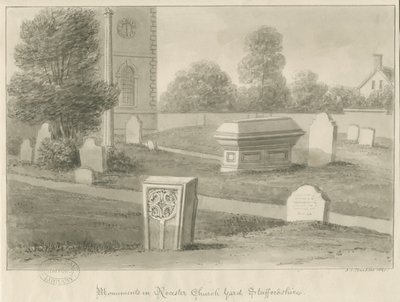 Église de Rocester - Monuments et cimetière - John Chessell Buckler