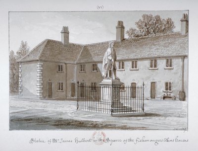Statue de James Hulbert, Hôpital Saint-Pierre, Southwark, Londres - John Chessell Buckler