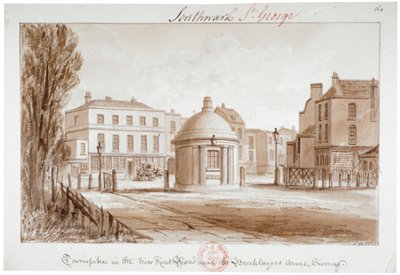 Péage sur la New Kent Road près de l