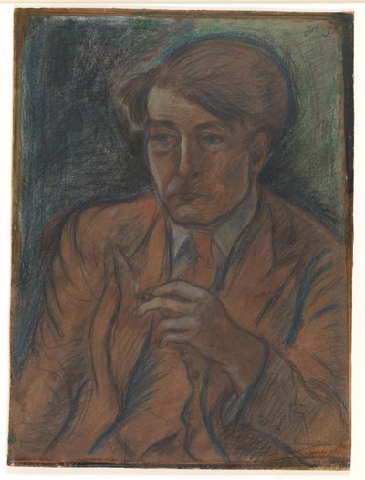 Étude préliminaire pour le portrait du peintre et graveur Søren Hjorth Nielsen - John Christensen
