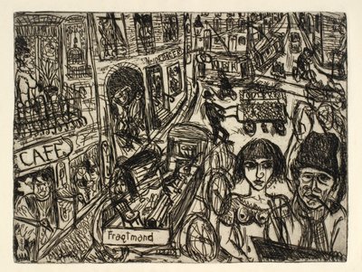 Vie de rue à Nørrebro - John Christensen
