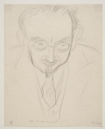 Le géographe, professeur G. Hatt. Portrait en buste de face. - John Christensen