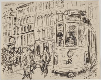 La ligne 16 (le tramway) tourne au coin - John Christensen
