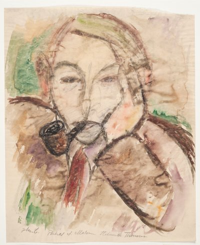 Portrait du peintre Helmuth Thomsen - John Christensen