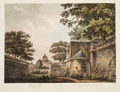 Intérieur des fossés de la Bastille, partie de l