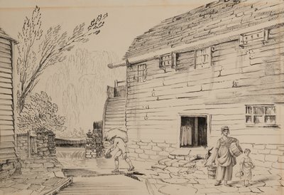 Moulin près de Ditton - John Claude Nattes