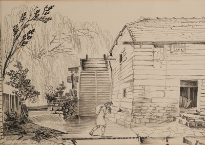 Moulin près de Ditton - John Claude Nattes