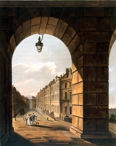 Scène de rue, Bath - John Claude Nattes