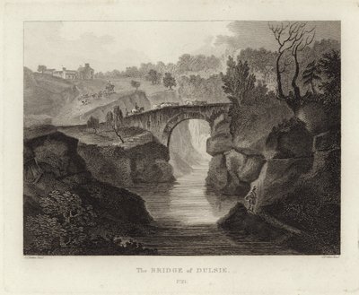 Le pont de Dulsie - John Claude Nattes