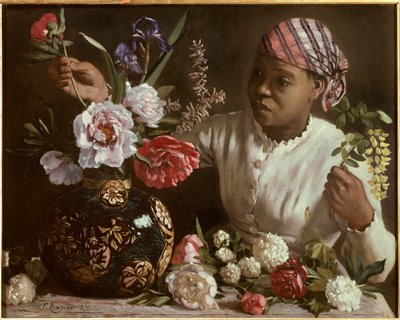 La négresse aux pivoines - John Clayton Adams