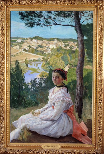 Vue de village - John Clayton Adams