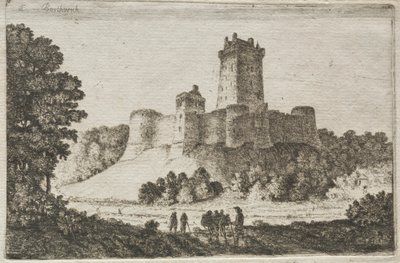 Château de Borthwick depuis l